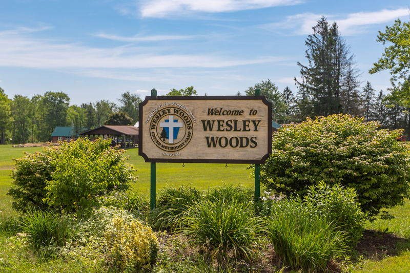 Wesley Woods Camp & Retreat Center - Entrance Sign
